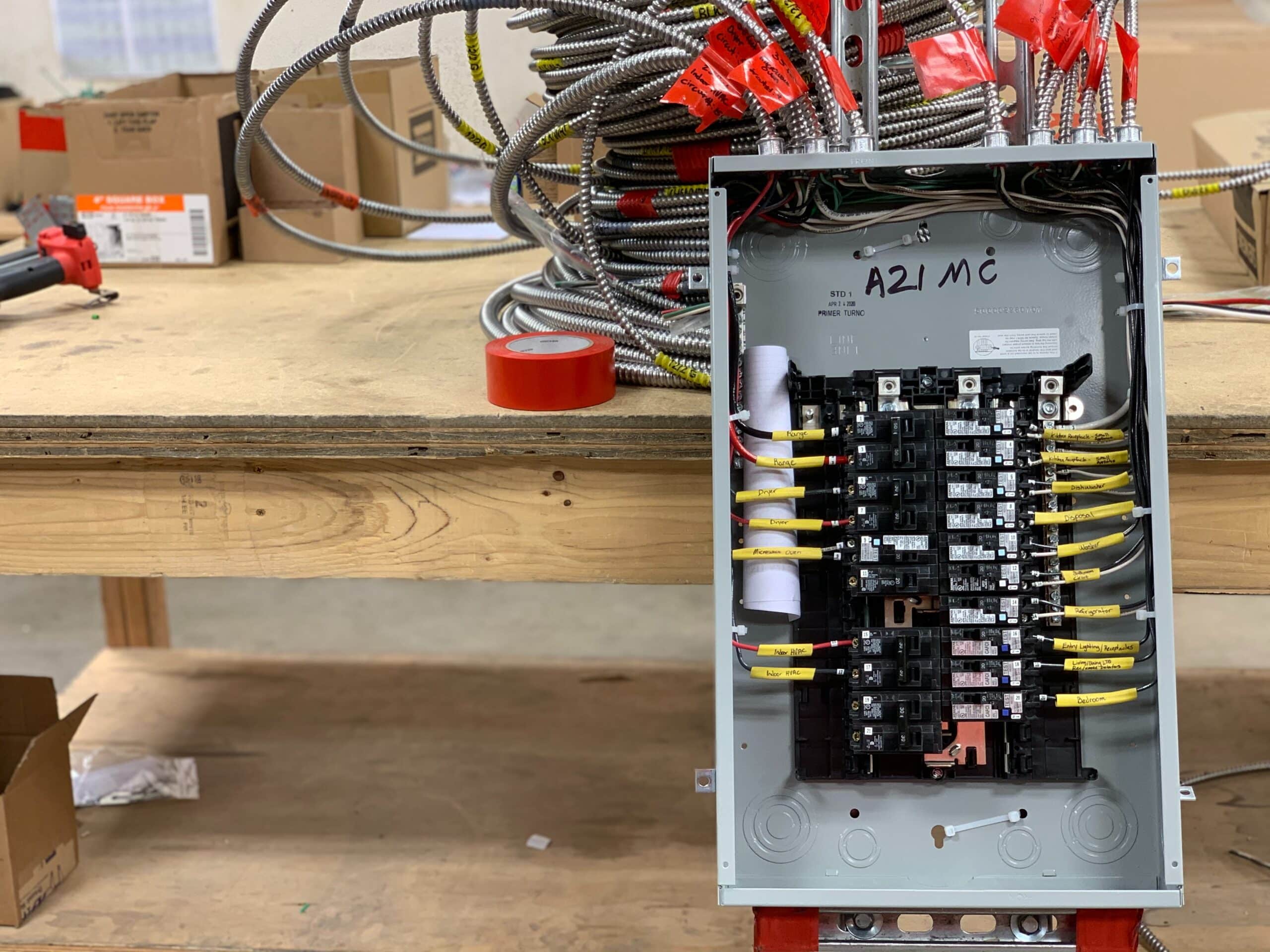 electrical panel on table scaled