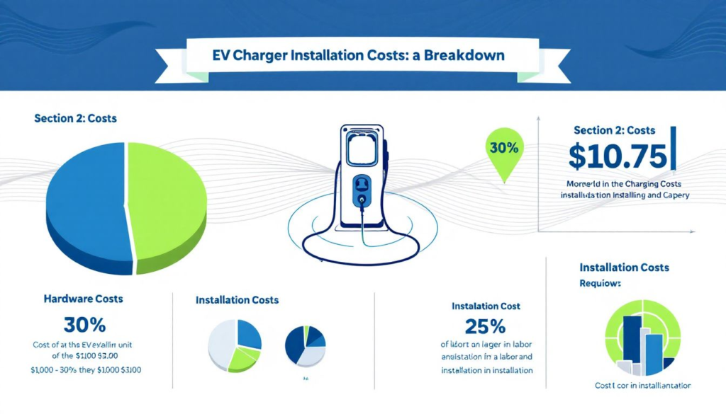 Key factors influencing EV charger installation cost.