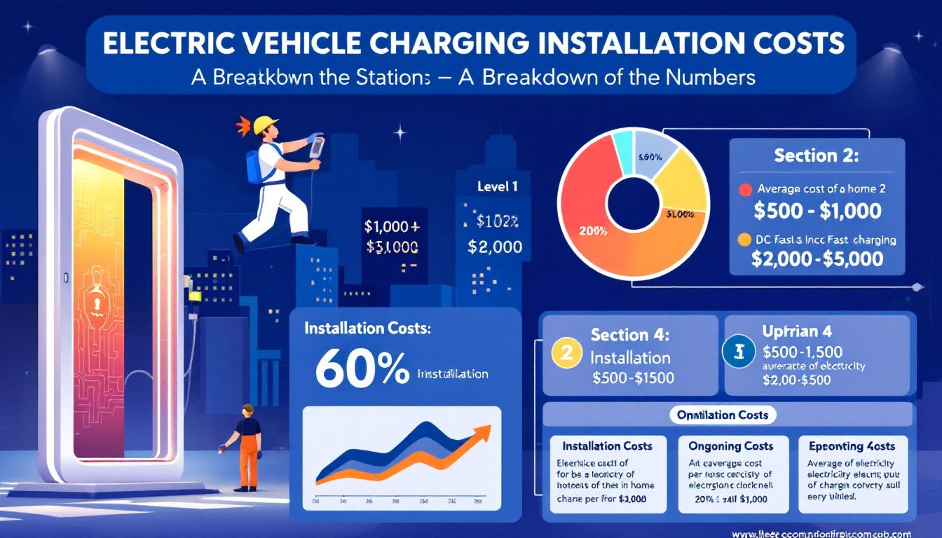 Detailed breakdown of EV charger installation costs.